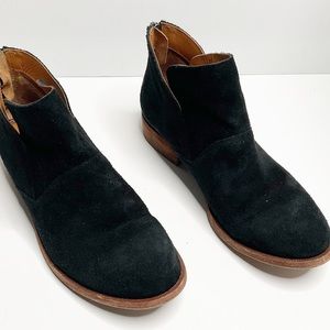 Kork-Ease Ryder Women's Black Suede Bootie Sz 7